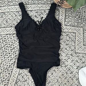 One piece bathing suit